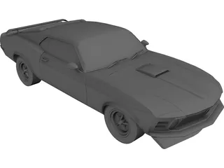 Ford Mustang Boss 302 3D Model