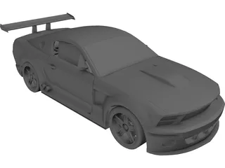 Ford Mustang GT-R Concept 3D Model