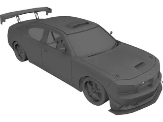 Dodge Charger-SRT-8 Mopar Drift 3D Model
