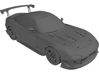 Mazda RX-7-FD3S 3D Model