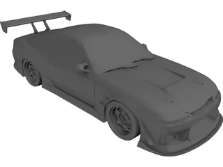 Nissan S15 Silvia Drift 3D Model