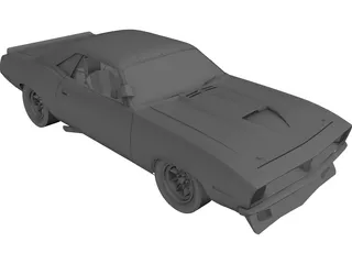 Plymouth AAR Cuda 3D Model