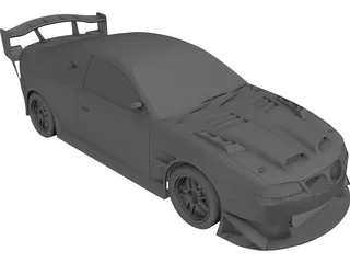 Pontiac GTO 3D Model