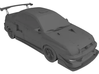 Subaru Impreza WRX STi GDB 3D Model