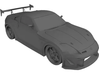 Nissan 350Z [Tuned] 3D Model