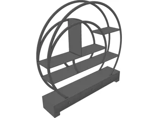 Shelf Very Modern 3D Model