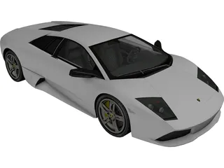 Lamborghini Murcielago LP640 3D Model