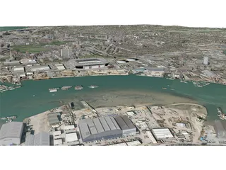 Southampton City (UK) 3D Model