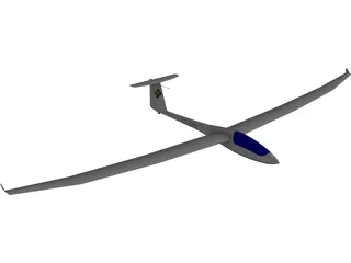 Ventus Glider 3D Model
