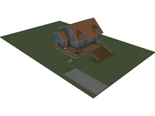 Cape House 3D Model