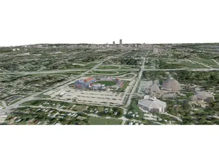 Omaha City 3D Model