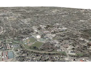Shreveport City 3D Model