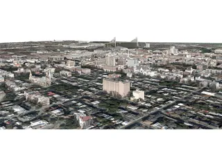 Savannah City 3D Model