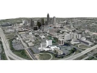 Charlotte City 3D Model