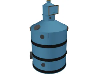 Salt Tank 3D Model