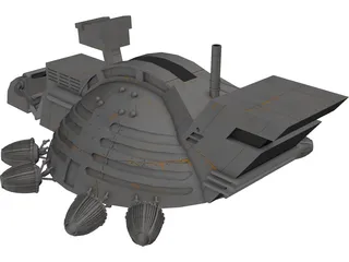 Dune Harvester 3D Model