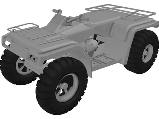 Honda Rancher 3D Model