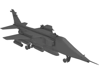 Jaguar GR1 3D Model