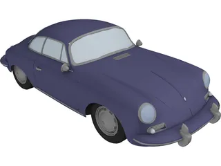 Porsche 356 (1965) 3D Model