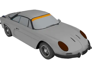 Renault Alpine A110 3D Model