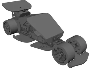 Controlled Car 3D Model