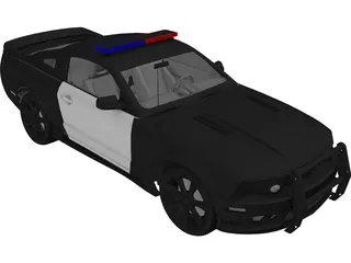 Ford Mustang Saleen Barricade 3D Model