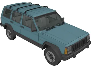 Jeep Grand Cherokee (1980) 3D Model