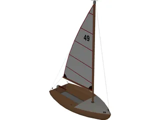 Boat Small 3D Model