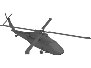 Sikorsky UH-60 Black Hawk 3D Model