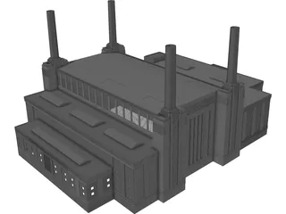 Battersea Power Station 3D Model