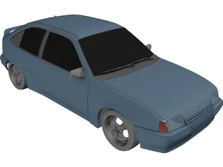 Opel Kadett E (1984) 3D Model