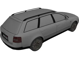 Audi A6 Avant 3D Model