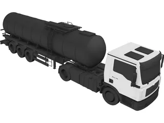 Man Truck 3D Model