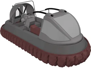 Hovercraft GTX 3D Model