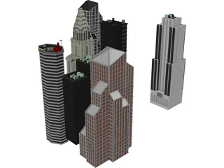 Buildings 3D Model