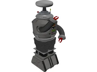 Lost in Space Robot 3D Model