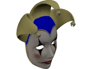 Jolly Mask 3D Model
