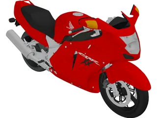 Honda CBR1100XX 3D Model