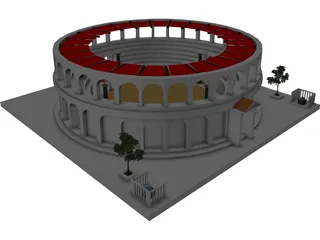 Provincial Ancient Arena 3D Model