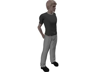 Man Standing 3D Model