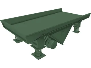 Vibratory Feeder 3D Model