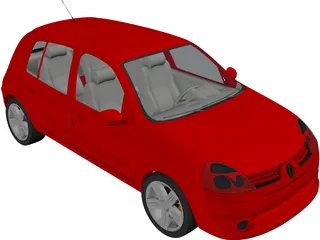 Renault Clio 3D Model