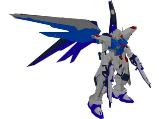 Gundam Freedom 3D Model