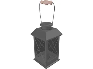 Colonial American Lantern 3D Model