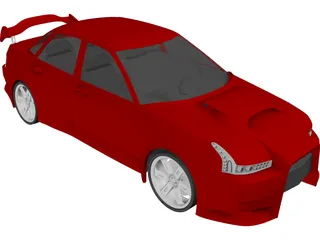 VAZ 2110 Evolution Concept 3D Model