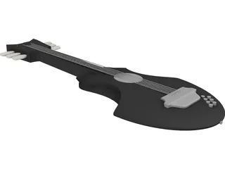 Guitar Fictional 3D Model