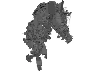 Transformers 2 Devastator 3D Model