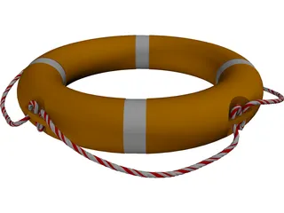 Life Belt 3D Model