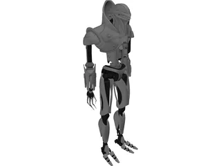 Vipers Battlestar Armored Robot 3D Model