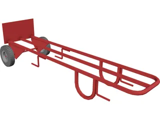 Hand Truck 3D Model